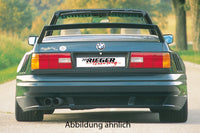 Rieger 00030080 Rear Wing Also Mountable As Single Piece