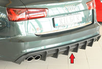 Rieger 00055348 Rear Skirt Insert (For Cars With Hitch) For Orig. S-Line Rear Skirt