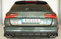 Rieger 00055348 Rear Skirt Insert (For Cars With Hitch) For Orig. S-Line Rear Skirt