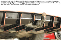Rieger 00055348 Rear Skirt Insert (For Cars With Hitch) For Orig. S-Line Rear Skirt