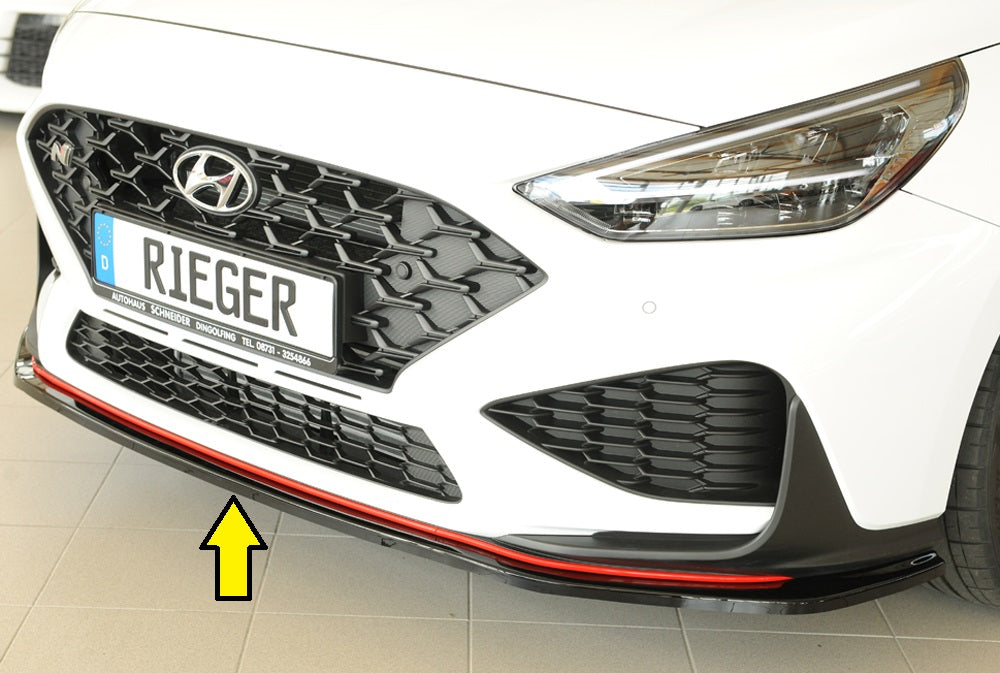 Rieger 00088276 Splitter For Orig. N-Frontbumper