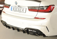 Rieger 00088330 Rear Skirt Insert Only For Original M-Sport-Package Rear Bumper