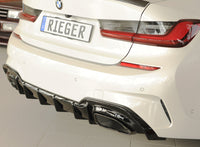 Rieger 00088330 Rear Skirt Insert Only For Original M-Sport-Package Rear Bumper