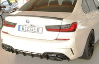 Rieger 00088330 Rear Skirt Insert Only For Original M-Sport-Package Rear Bumper