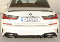 Rieger 00088330 Rear Skirt Insert Only For Original M-Sport-Package Rear Bumper