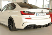 Rieger 00088330 Rear Skirt Insert Only For Original M-Sport-Package Rear Bumper