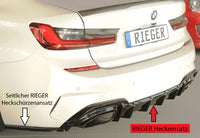 Rieger 00088330 Rear Skirt Insert Only For Original M-Sport-Package Rear Bumper