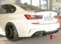 Rieger 00088330 Rear Skirt Insert Only For Original M-Sport-Package Rear Bumper