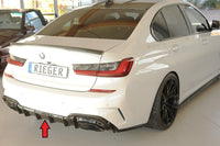 Rieger 00088330 Rear Skirt Insert Only For Original M-Sport-Package Rear Bumper