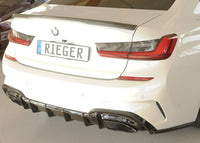 Rieger 00088330 Rear Skirt Insert Only For Original M-Sport-Package Rear Bumper