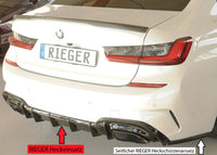 Rieger 00088330 Rear Skirt Insert Only For Original M-Sport-Package Rear Bumper