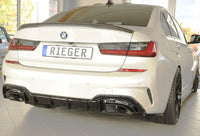 Rieger 00088330 Rear Skirt Insert Only For Original M-Sport-Package Rear Bumper