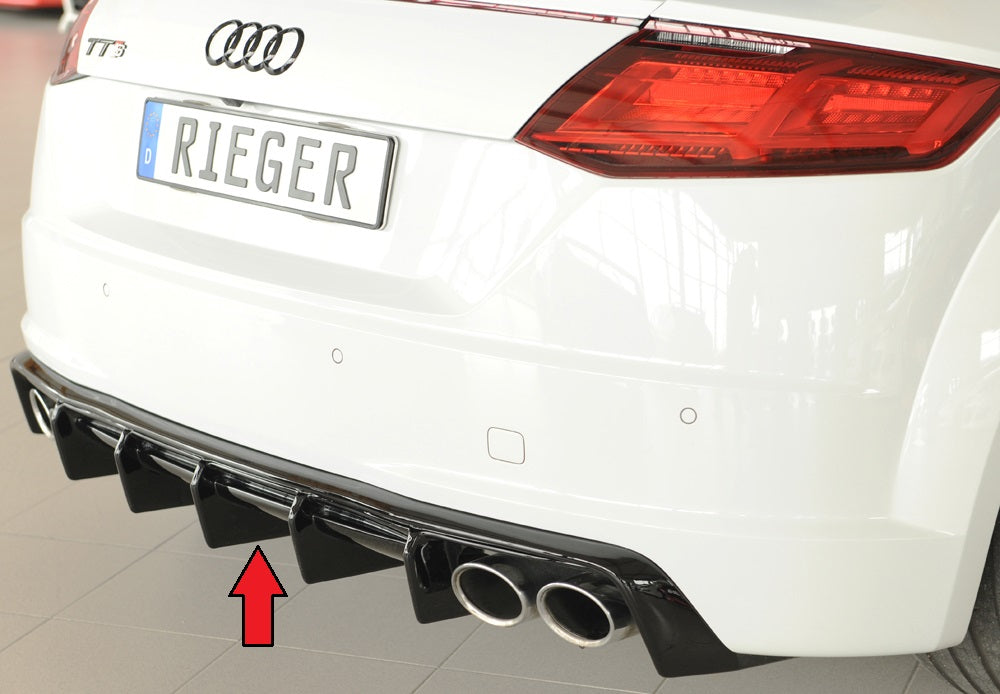Rieger 00088341 Rear Skirt Insert