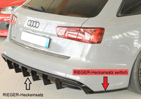 Rieger 00088368 Rear Skirt Approach Laterally, Right For Orig. S-Line Rear Skirt