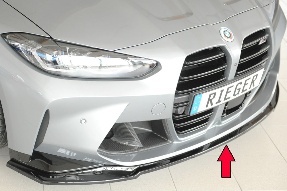 Rieger 00088373 Front Splitter For Original Frontbumper