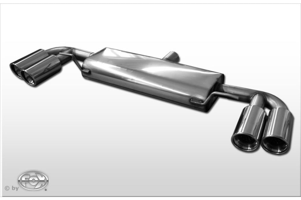 Rieger 00211272 Exhaust Silencer, Right, Left, Shifted Side Audi Tt (8J), (Only 1.8 Tfsi+2.0 Tfsi)