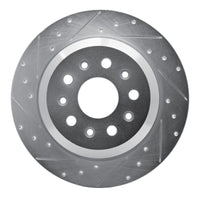 R1 Concepts R1 18-25 Jeep Wrangler Rear Left Drilled & Slotted Silver Brake Rotor