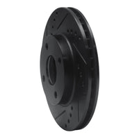 R1 Concepts R1 1995-2004 Ford CONTOUR Front Left Drilled & Slotted Black Brake Rotor