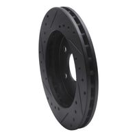 R1 Concepts R1 91-92 Dodge Monaco Front Right Drilled & Slotted Black Brake Rotor