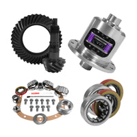 Yukon Gear & Axle Yukon Gear 7.5in GM 3.23 Rear Ring & Pinion Install Kit 26 Spline Positraction 2.25in Axle Bearings