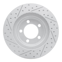 R1 Concepts R1 67-67 Ford Country Squire Front Right Drilled & Slotted Geo-Carbon Rotor