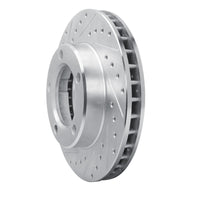R1 Concepts R1 80-93 Dodge W100 Front Left Drilled & Slotted Silver Brake Rotor