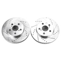 PowerStop Power Stop 16-19 Toyota Prius Front Evolution Drilled & Slotted Rotors - Pair