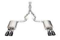 CORSA Performance Corsa 2024-2025 Ford Mustang V8 5.0L 3in Cat-Back Exhaust System w/ Twin 4in Black Pro-Series Tips