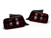 Raxiom 05-09 Ford Mustang Coyote Tail Lights- Black Housing (Smoked Lens)