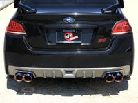 aFe Subaru WRX/STi 15-21 H4-2.0/2.5L Takeda 3in to 2-1/2in Stnlss Cat-Back Exhaust w/ Blue Flame Tip