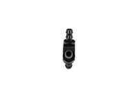 Fleece Performance Universal 3/8in Aluminum Y Barbed Fitting (For -6 Pushlock Hose) - Black Anodized