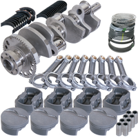 Eagle Chevy LS3 4.000in Crank 58 Tth Rlctor 6.125in I-Beam Rods 4.005in Pistons Rotating Assembly