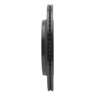 R1 Concepts R1 15-17 Ford F-150 RWD Rear Right Drilled & Slotted Black Brake Rotor