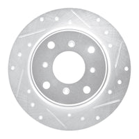 R1 Concepts R1 87-90 Acura Legend Rear Right Drilled & Slotted Silver Brake Rotor