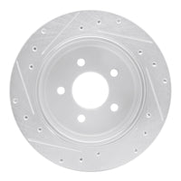 R1 Concepts R1 10-11 Ford Ranger (USA/Canada) Rear Right Drilled & Slotted Silver Brake Rotor