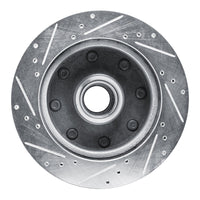 R1 Concepts R1 80-85 Ford E-250 Econoline Club Wagon Front Right Drilled & Slotted Silver Brake Rotor