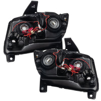 ORACLE Lighting Oracle 11-13 Jeep Grand Cherokee Pre-Assembled Halo Headlights (Non HID) Chrome - Blue
