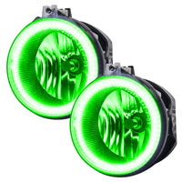 ORACLE Lighting Oracle 05-14 Dodge Charger LED Waterproof Fog Halo Kit - Green