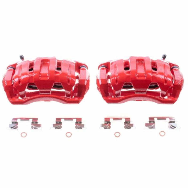 PowerStop Power Stop 07-12 Acura RDX Front Red Calipers w/Brackets - Pair