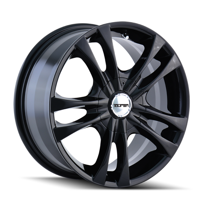 Touren 3222 TR22 16x7 / 4x100/114.3 BP / 40mm Offset / 67.1mm Hub Gloss Black Wheel