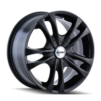 Touren 3222 TR22 16x7 / 5x100/114.3 BP / 40mm Offset / 72.62mm Hub Gloss Black Wheel