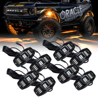 ORACLE Lighting Oracle Underbody RGB+W Wheel Well Rock Light Kit - 8 PCS - ColorSHIFT