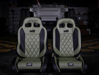 PRP Seats PRP EnduroTrail Reclining Suspension Seat - Gray Tweed - Driver
