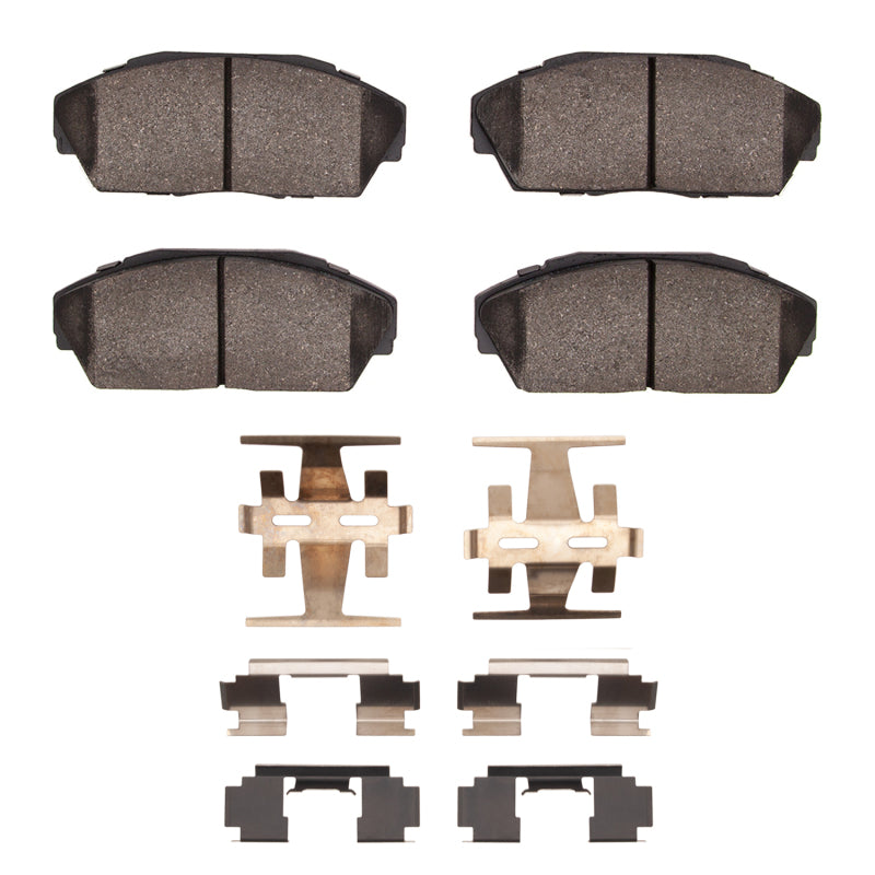 R1 Concepts R1 86-93 Acura Integra Front Optimum OE Brake Pads & Hardware Kit