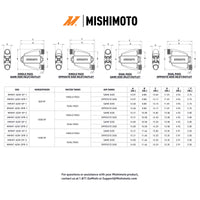 Mishimoto Universal Air-To-Water Intercooler Dual Pass (1500hp) - Same Side Inlet/Outlet
