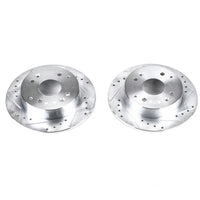 PowerStop Power Stop 98-99 Acura CL Rear Evolution Drilled & Slotted Rotors - Pair