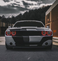 ORACLE Lighting Oracle 08-14 Dodge Challenger Dynamic Surface Mount Headlight Halo Kit - - Dynamic