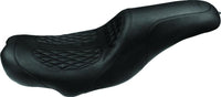 Mustang Motorcycle Mustang 96-03 Harley Sportster 3.3 Gal Vintage Touring-XIS 1PC Seat - Blackl