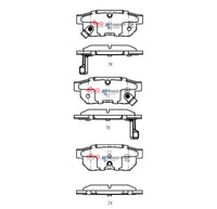 DBA 90-01 Acura Integra Rear SSEV Street Series Brake Pads