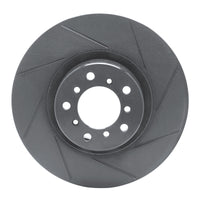 R1 Concepts R1 00-03 BMW M5 Left Front Slotted Black Brake Rotor